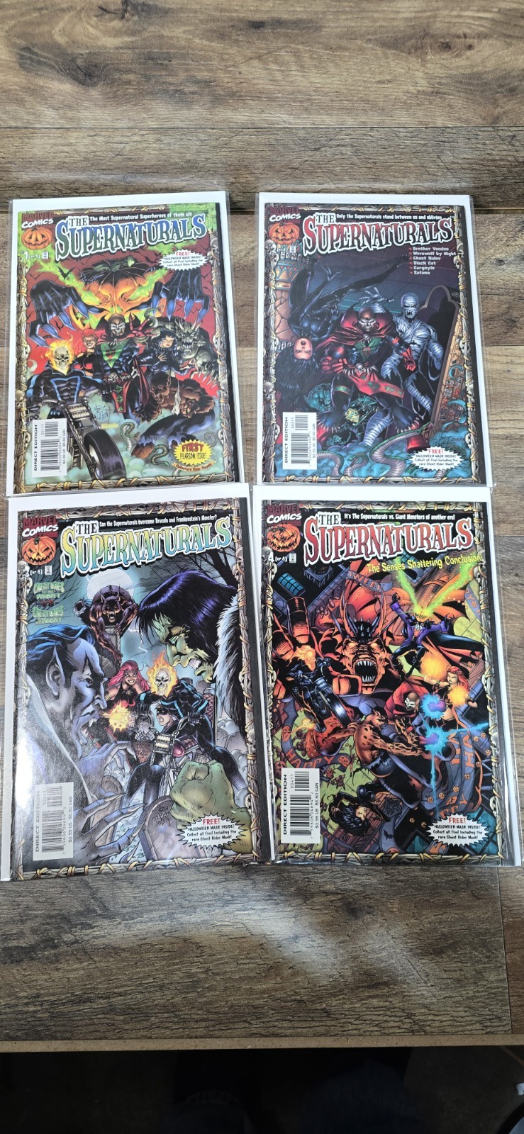 Marvel Comics: The Supernaturals Vol. 1 (1998) #1-4 Complete Set