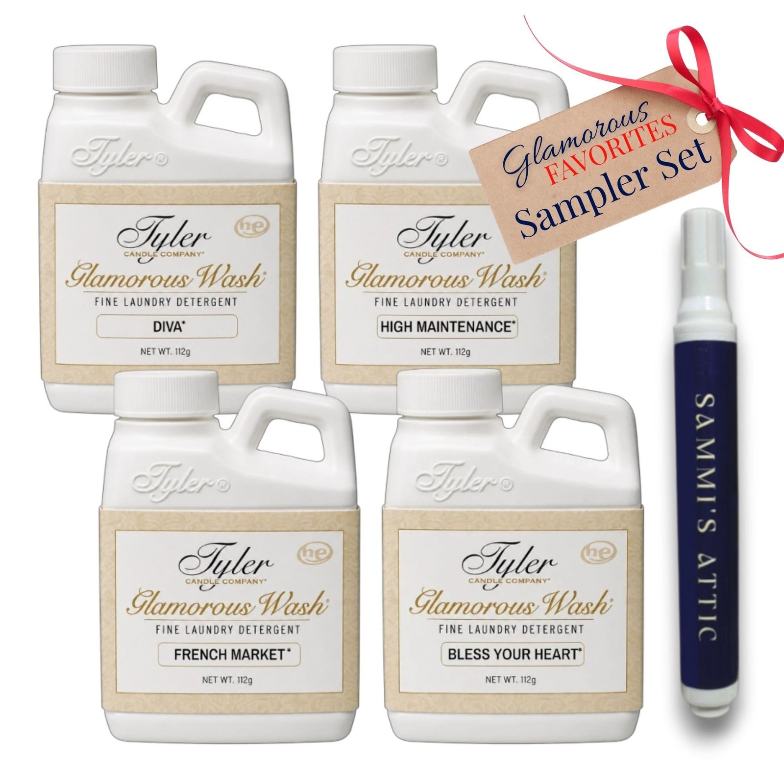Tyler Laundry Detergent Sample Set 4 oz with Stain Remover Pen