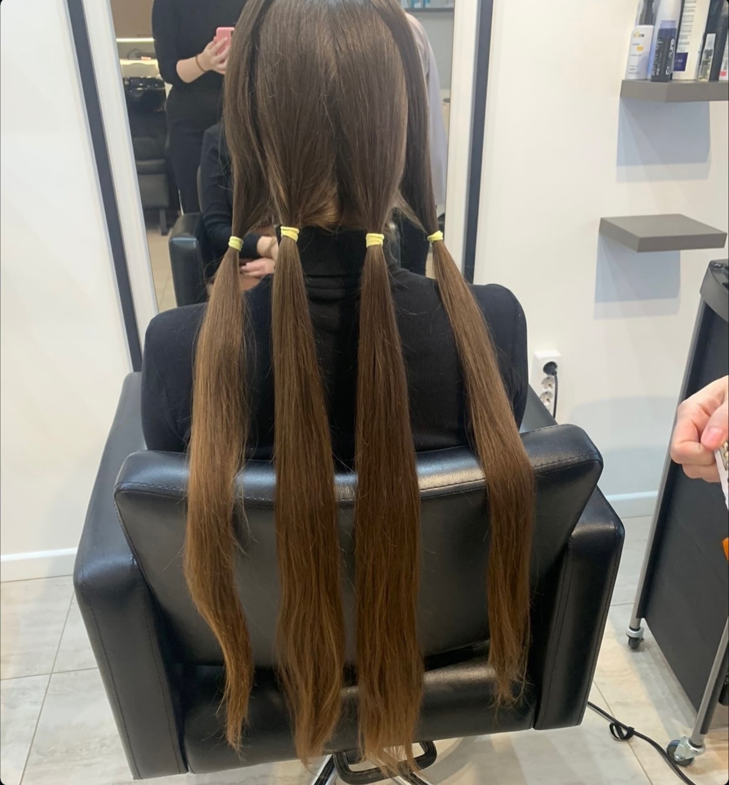 Human Hair Virgin Slavic Haircut Ponytail 22\