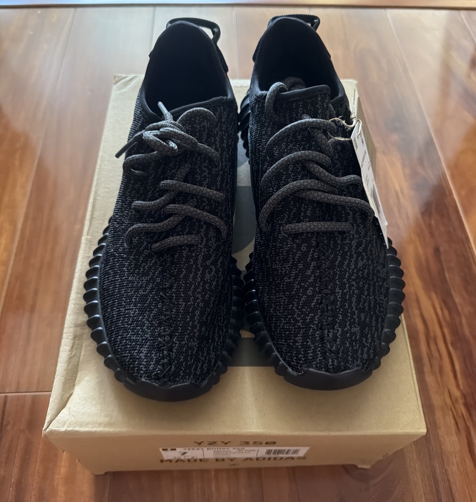 adidas Yeezy Boost 350 Pirate Black Sneakers BB5350 Originals Men Size 7 adidas Yeezy Boost 350 Pirate Black Sneakers BB5350 Originals Men Size 7