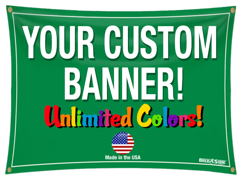 3'x 8' Full Color Custom Banner High Quality Vinyl 3x8 3'x 8' Full Color Custom Banner High Quality Vinyl 3x8