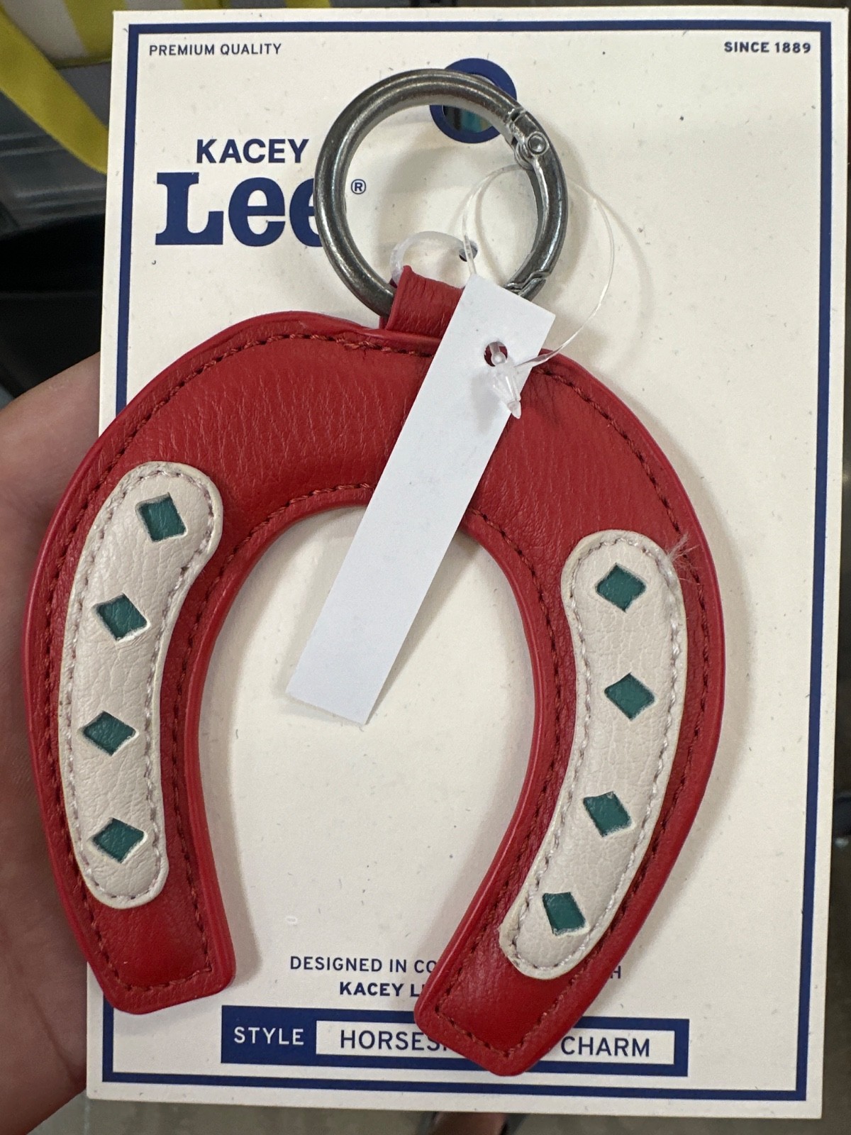Kacey Lee Horseshoe Bag Charm. Kacey Musgraves. Lee Jeans. Walmart 2026
