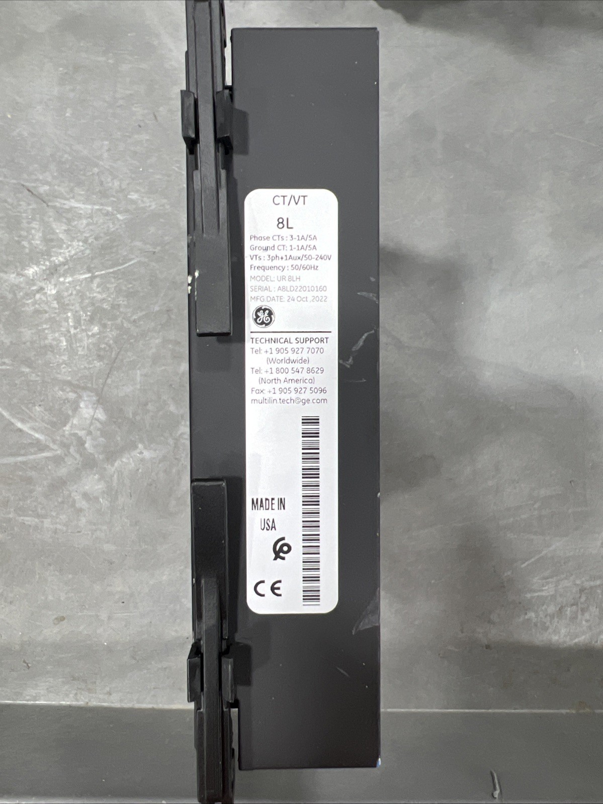 GE Multilin CT/VT 8L General Electric UR 8LH