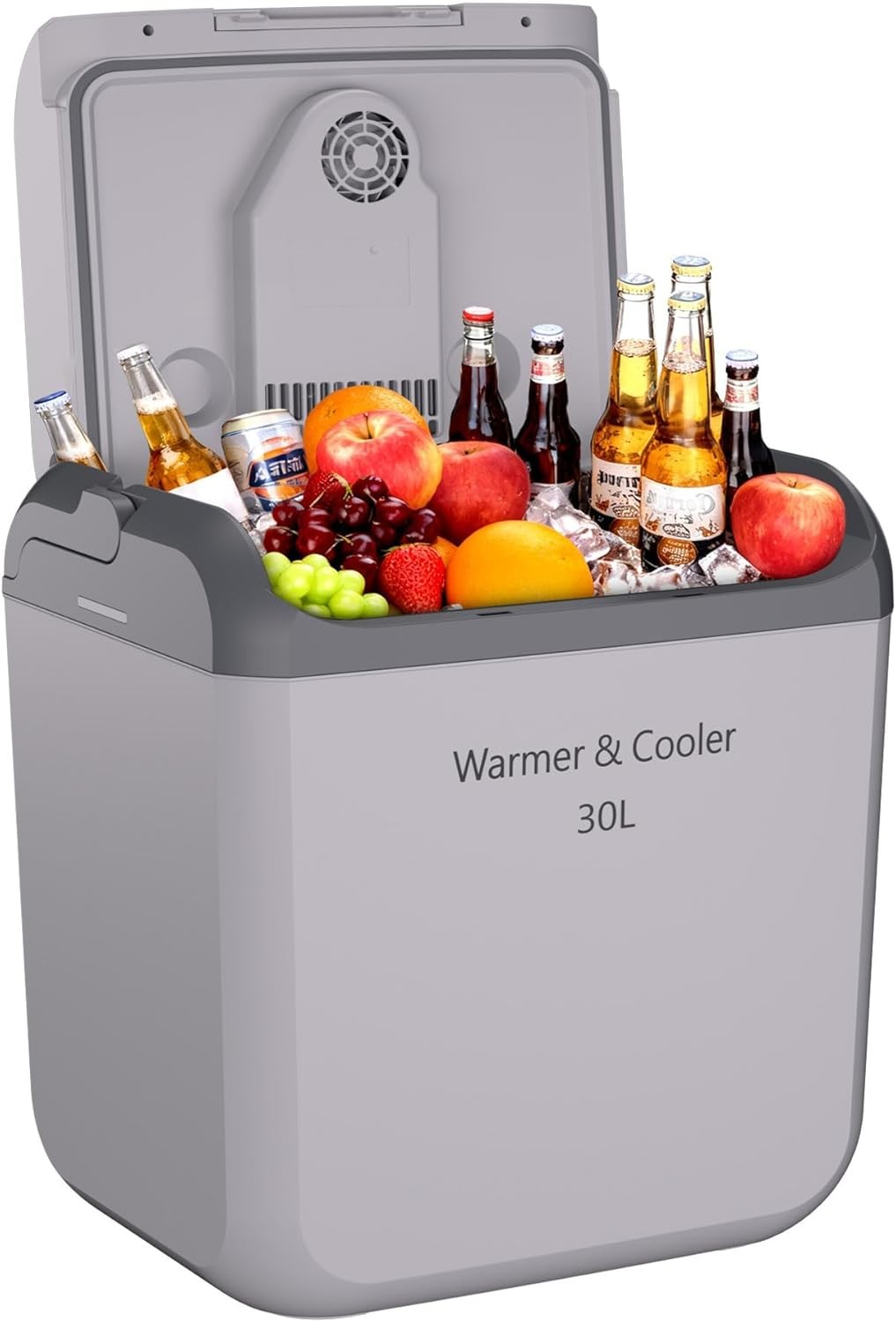 Garvee 30L Portable Car Refrigerator Cooler & Warmer – Dual 12V DC/110V AC Power