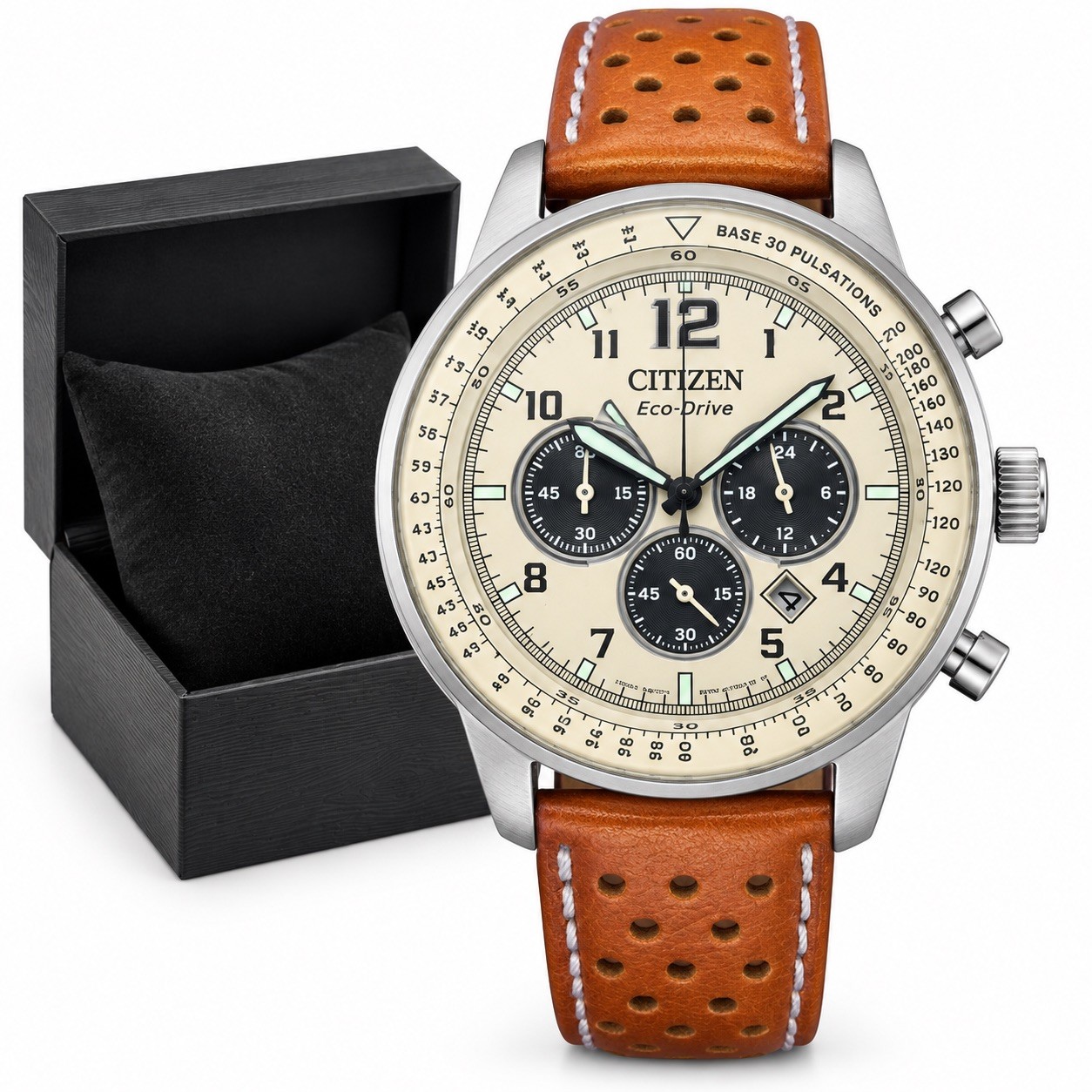 Citizen Eco-Drive Chronograph CA4500-08X Men’s Watch w/ Original Box