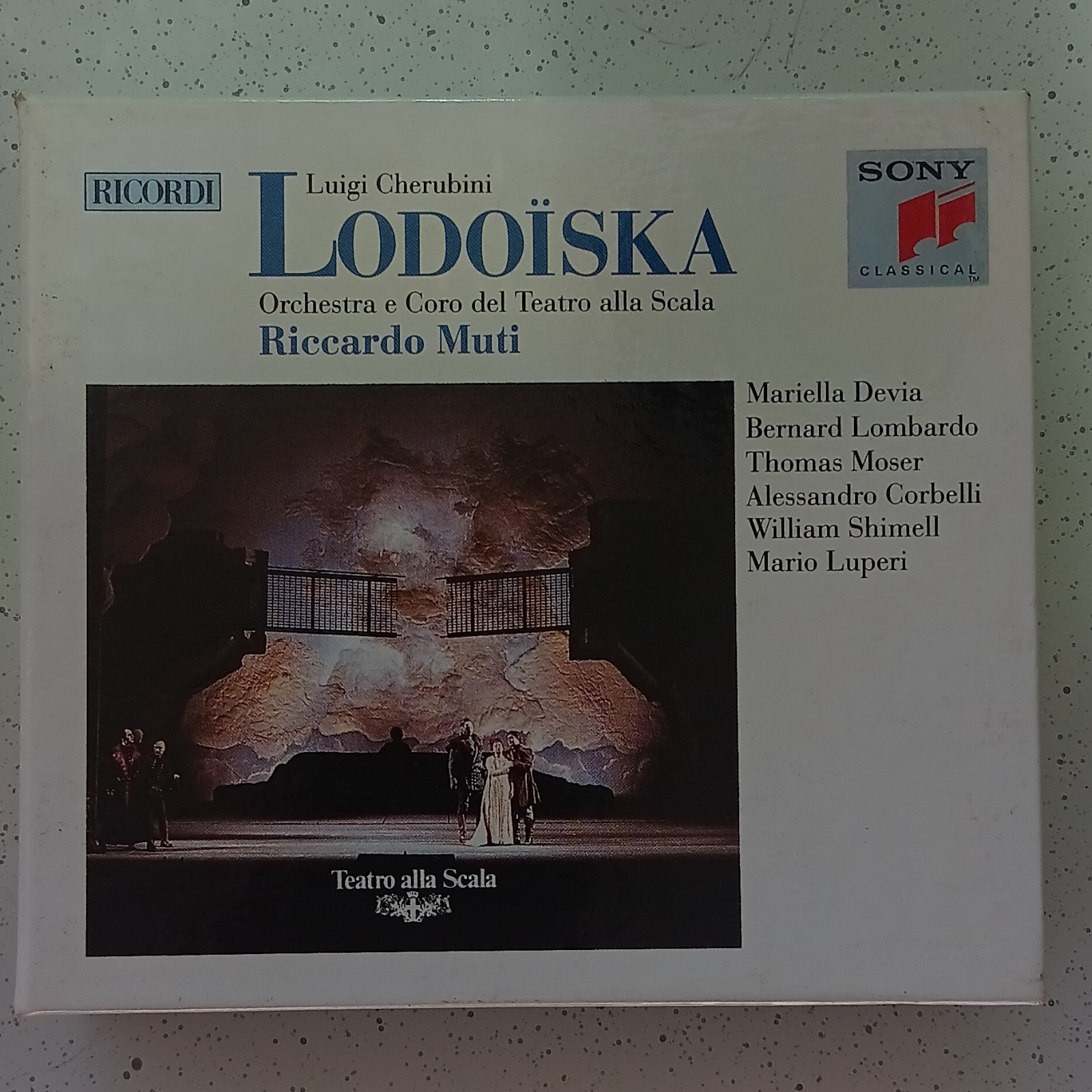 Sony Classical Cherubini Lodoïska 2CD Live Digital Muti La Scala 1991 Sony Classical Cherubini Lodoïska 2CD Live Digital Muti La Scala 1991
