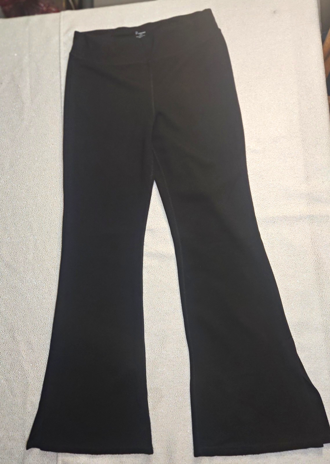 No Boundaries Black Ankle Leggings Women\'s L Regular 29in Inseam No Boundaries Black Ankle Leggings Women\'s L Regular 29in Inseam