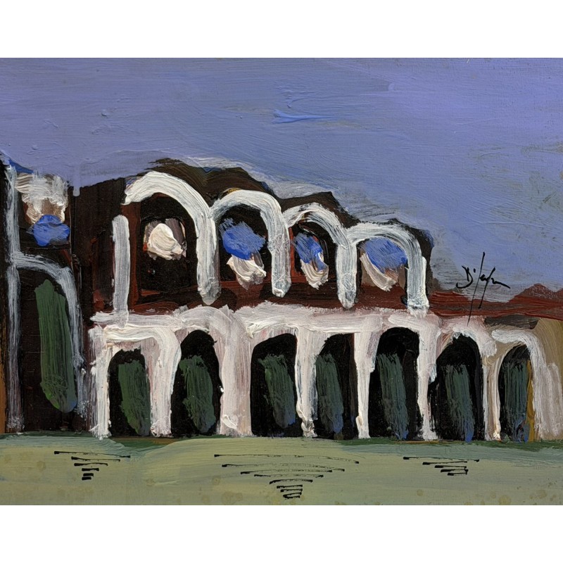Salvatore D’Imperio - Mixed media on board 24 x 30 cm | Signed work