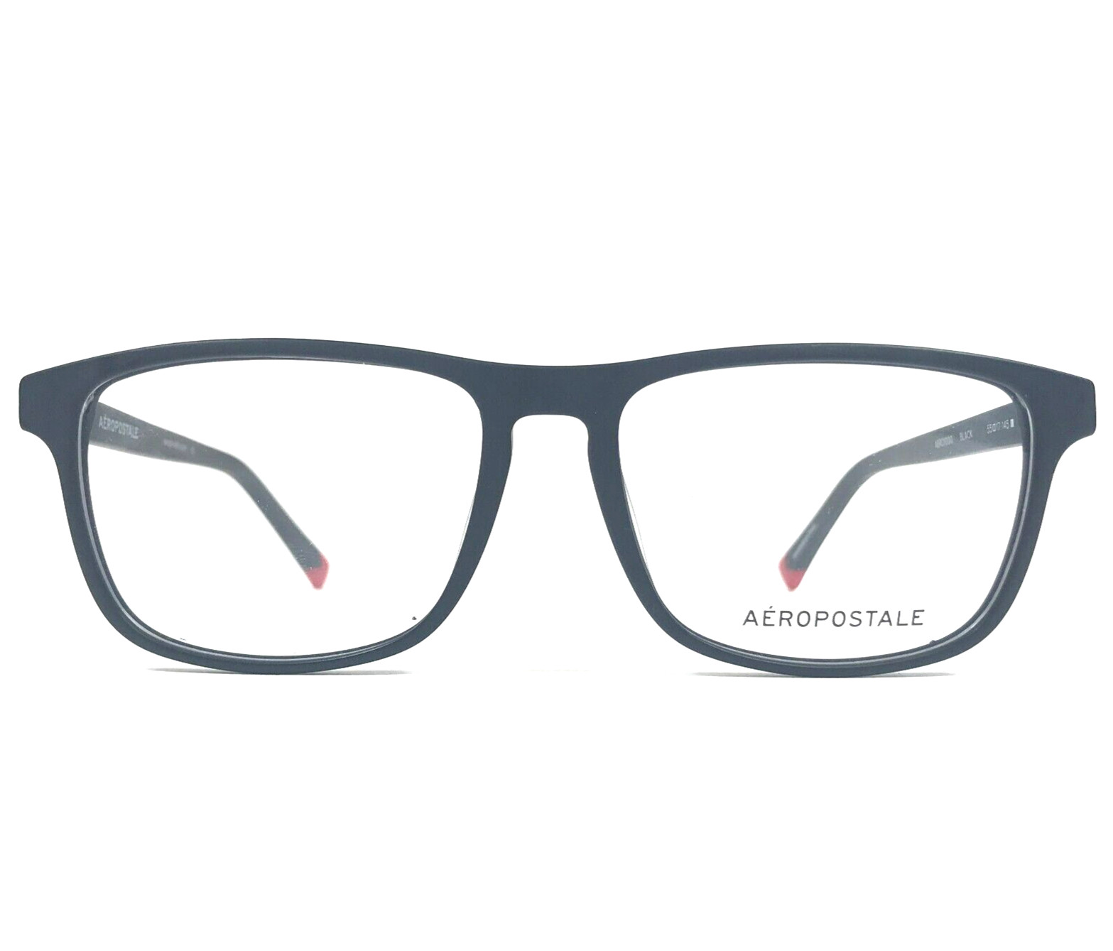 Aéropostale Eyeglasses Frames AERO1000 BLACK Matte Square Full Rim 55-17-145 Aéropostale Eyeglasses Frames AERO1000 BLACK Matte Square Full Rim 55-17-145
