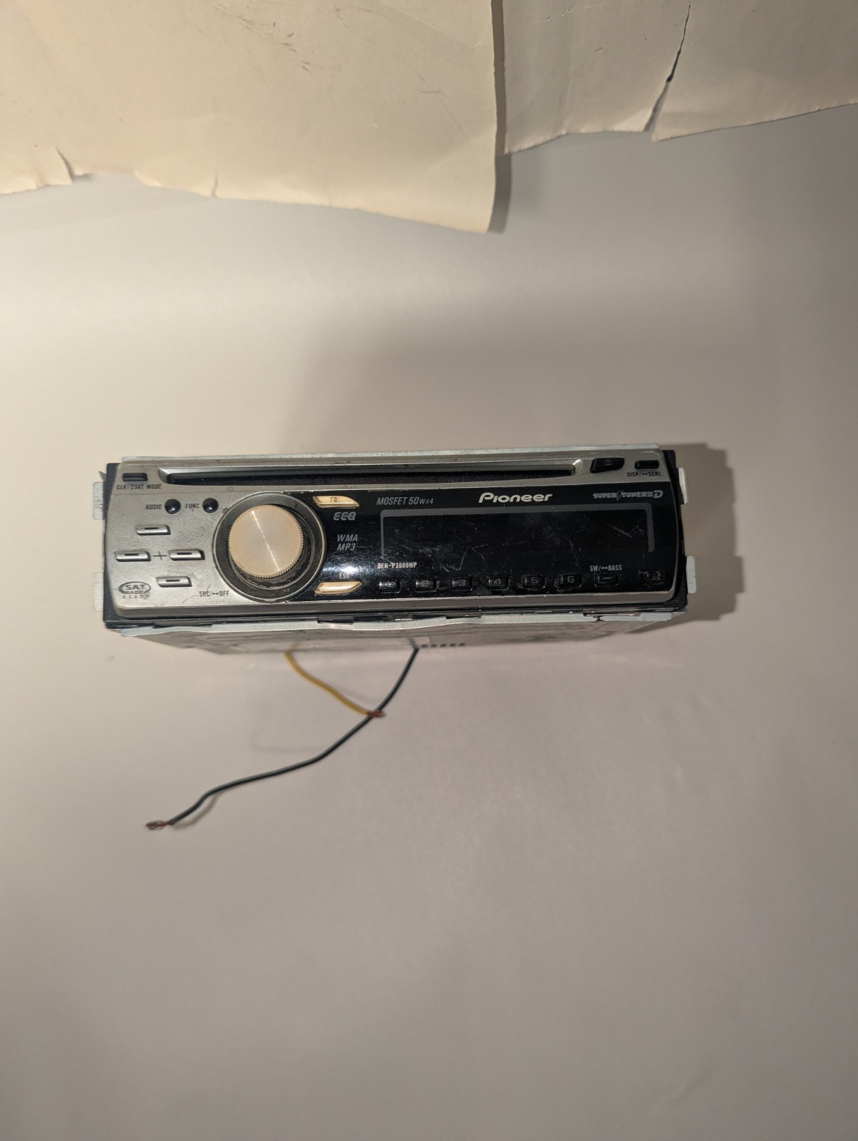 Vintage Pioneer DEH-P3800MP CD Player Receiver 2005 UNTESTED 