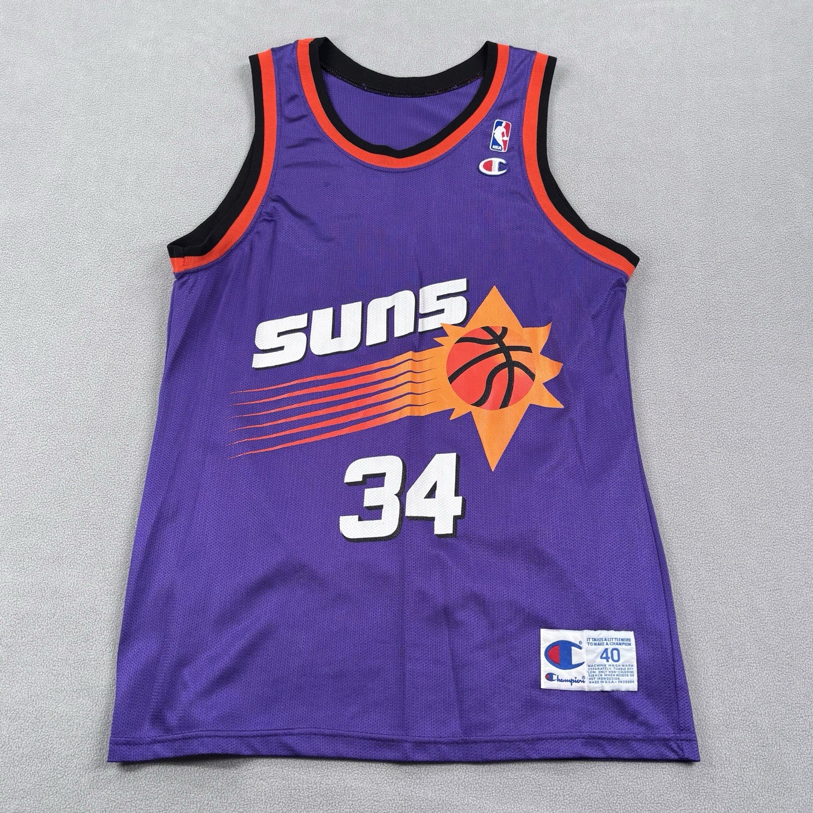 Vintage Champion Charles Barkley Phoenix Suns Jersey Men’s Medium 40 90’s USA