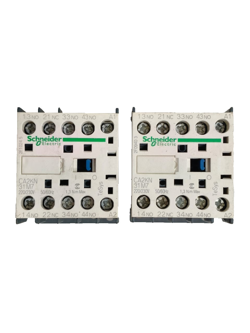 SCHNEIDER ELECTRIC CA2KN AUXILIRY CONTACTOR 10A VOLTAGE 220/230V PACK OF 2 PCS SCHNEIDER ELECTRIC CA2KN AUXILIRY CONTACTOR 10A VOLTAGE 220/230V PACK OF 2 PCS