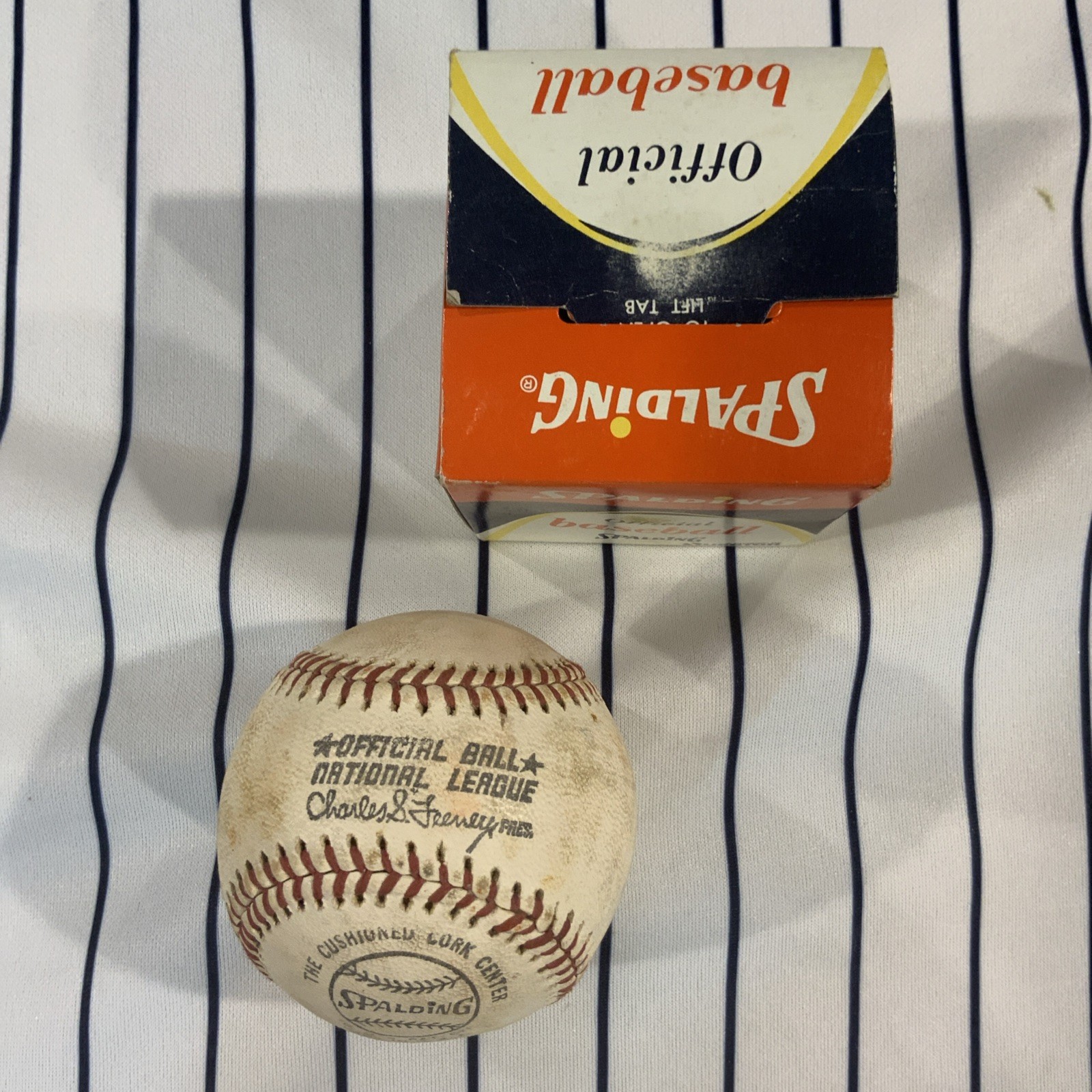 Vintage Spalding Official Ball National League Baseball Ball W/ Original Box