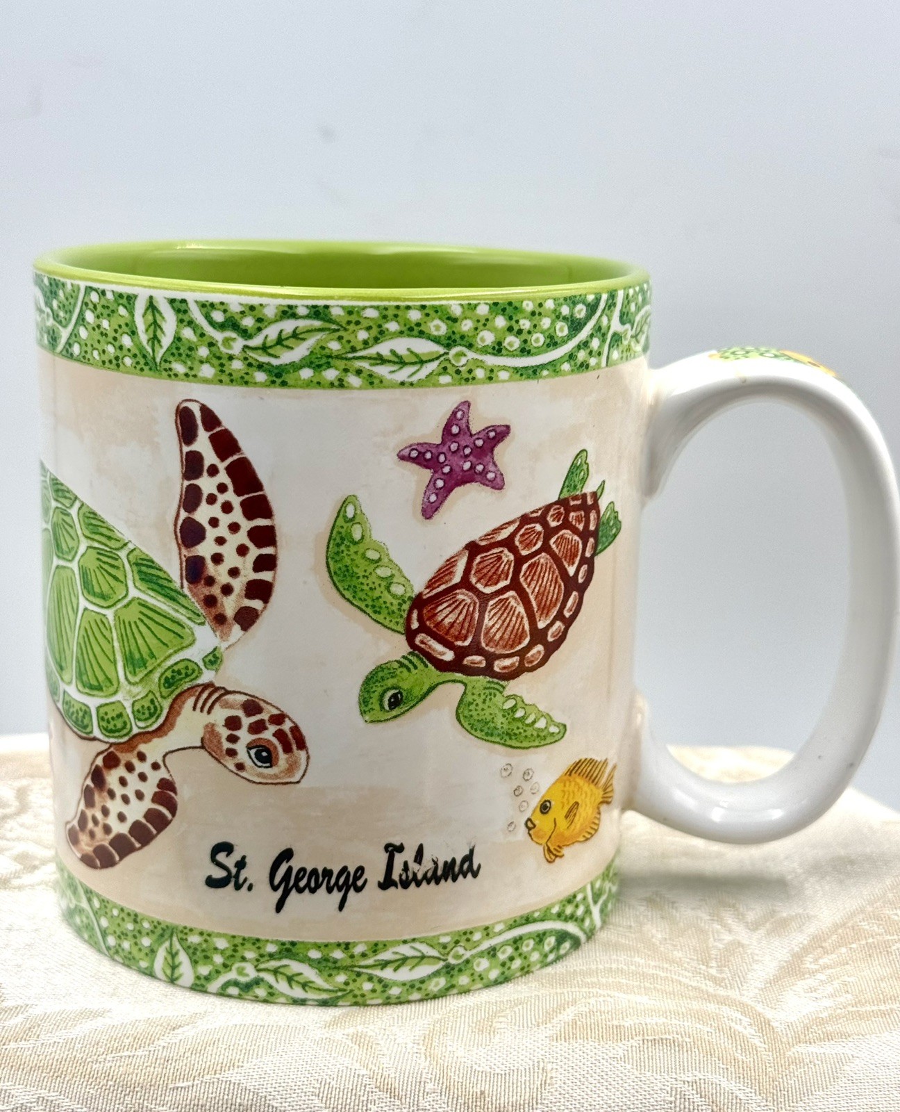 Beautiful St. George Island Souvenir Coffee Mug Cup