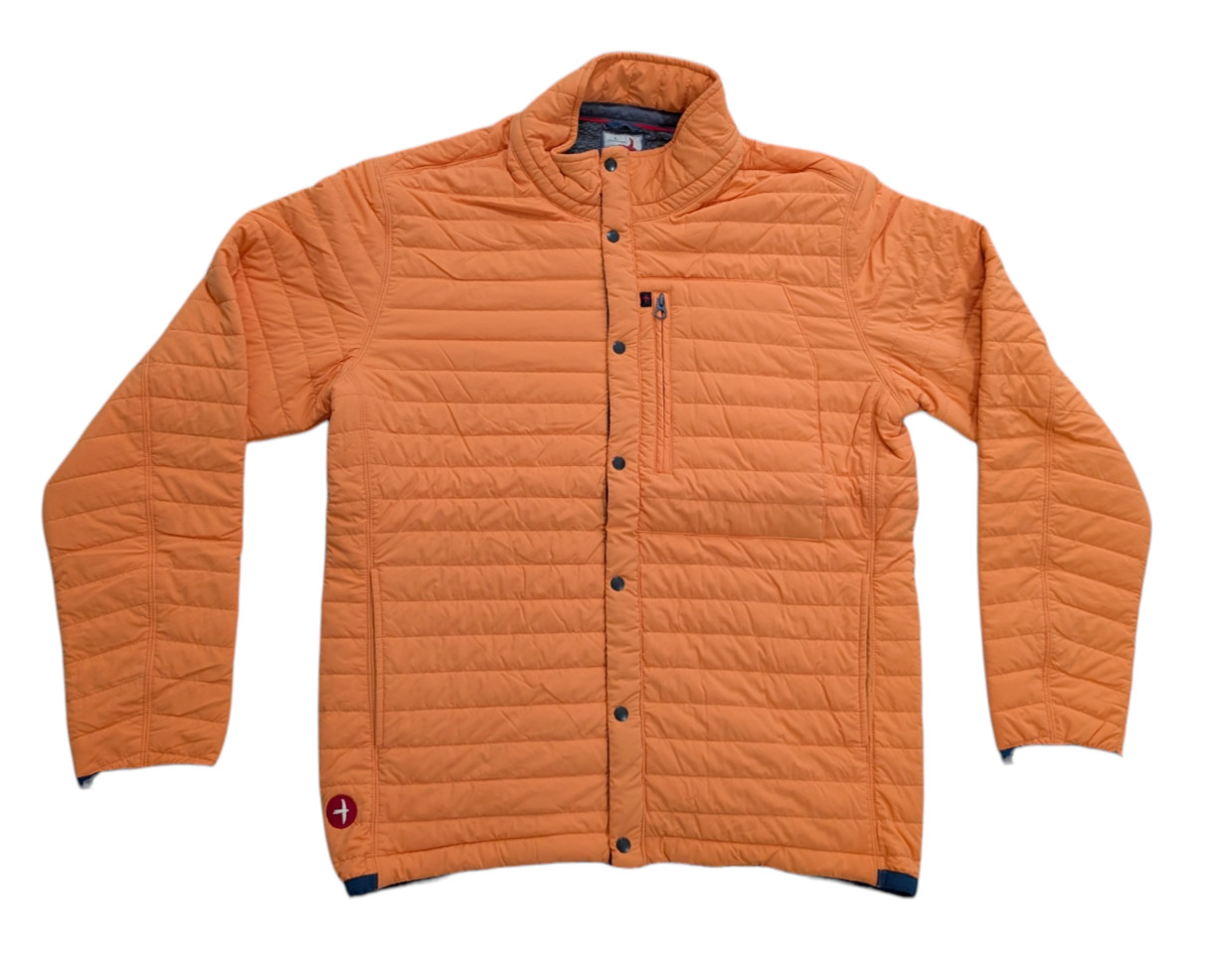 Relwen Windzip Jacket Large Citrus Orange Huckberry Insulated Puffer Coat L NWOT