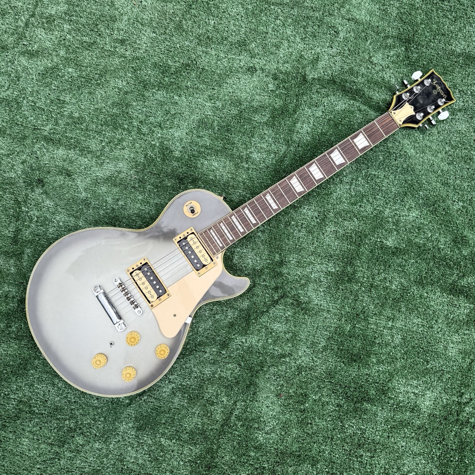 VTG Lotus Les Paul Custom Silverburst Guitar w/ Tokai PAF Pickups LAWSUIT Copy VTG Lotus Les Paul Custom Silverburst Guitar w/ Tokai PAF Pickups LAWSUIT Copy