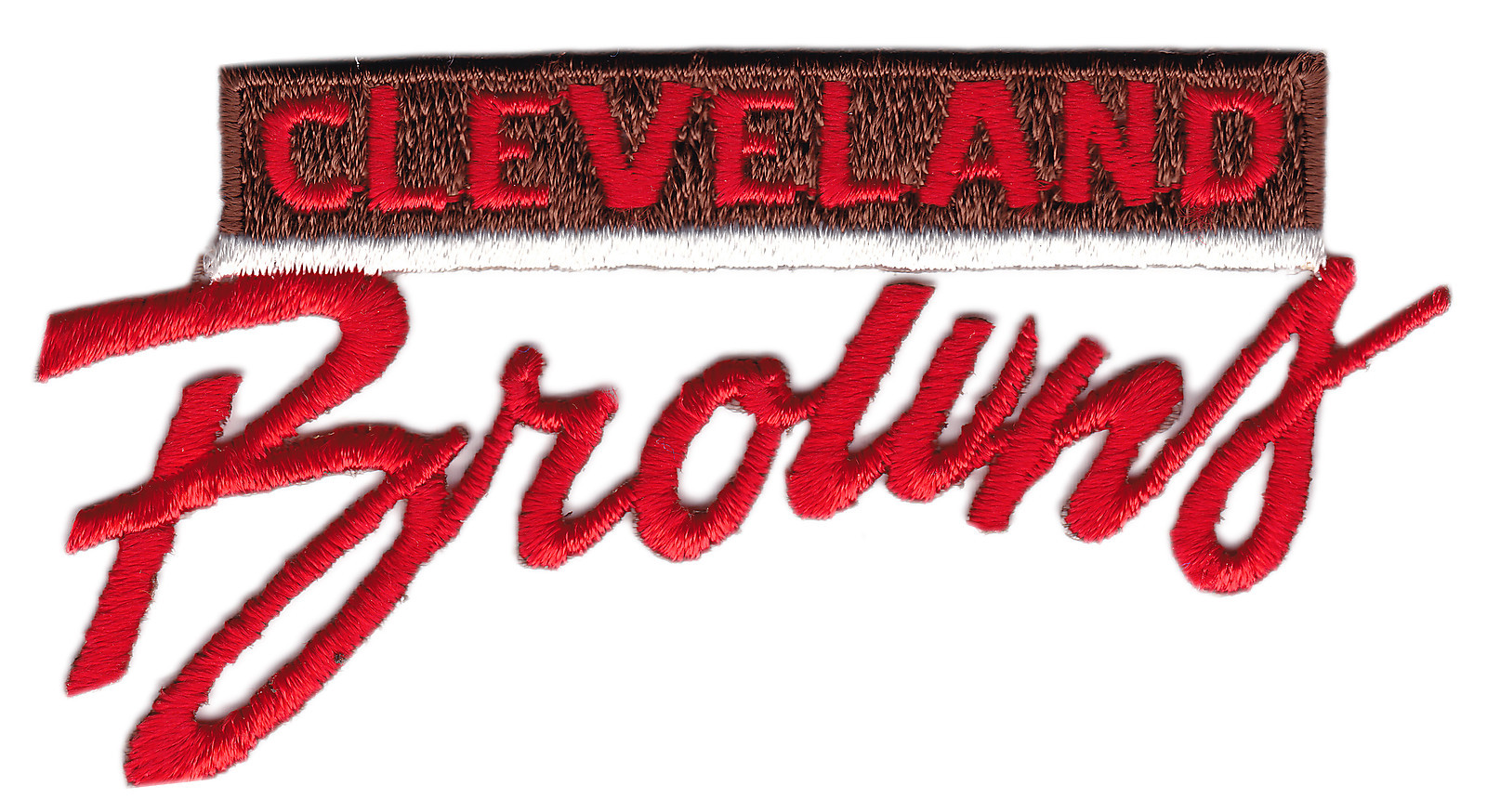 CLEVELAND BROWNS NFL FOOTBALL VINTAGE 4.25