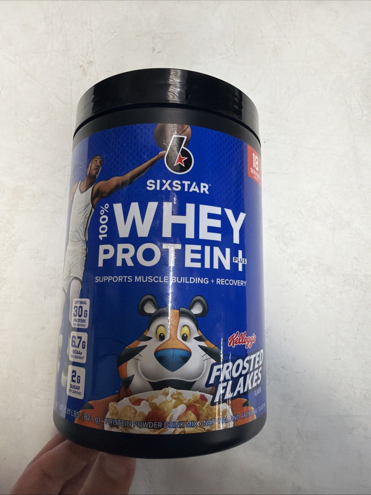 Six Star 100% Whey Protein Plus Frosted Flakes Flavor 18 Servings Exp 7/27
