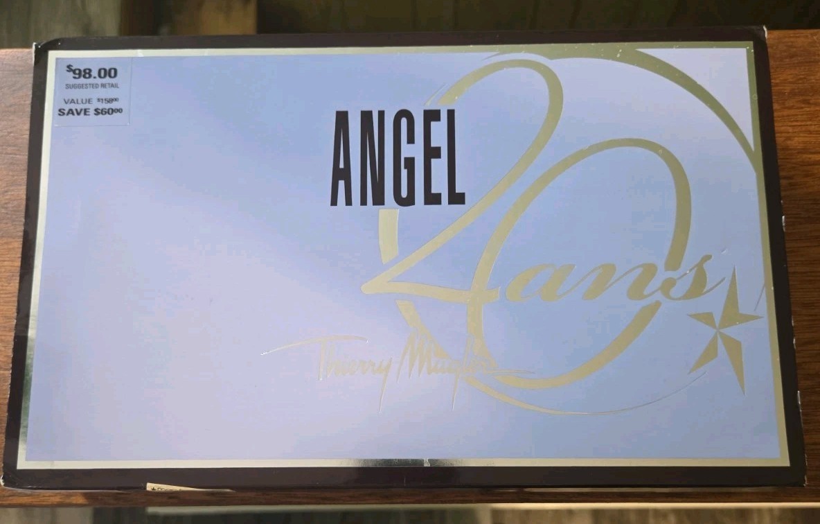 Vintage Thierry Mugler Angel 20 Ans Anniversary 3pc Gift Set EDP Perfume Rare