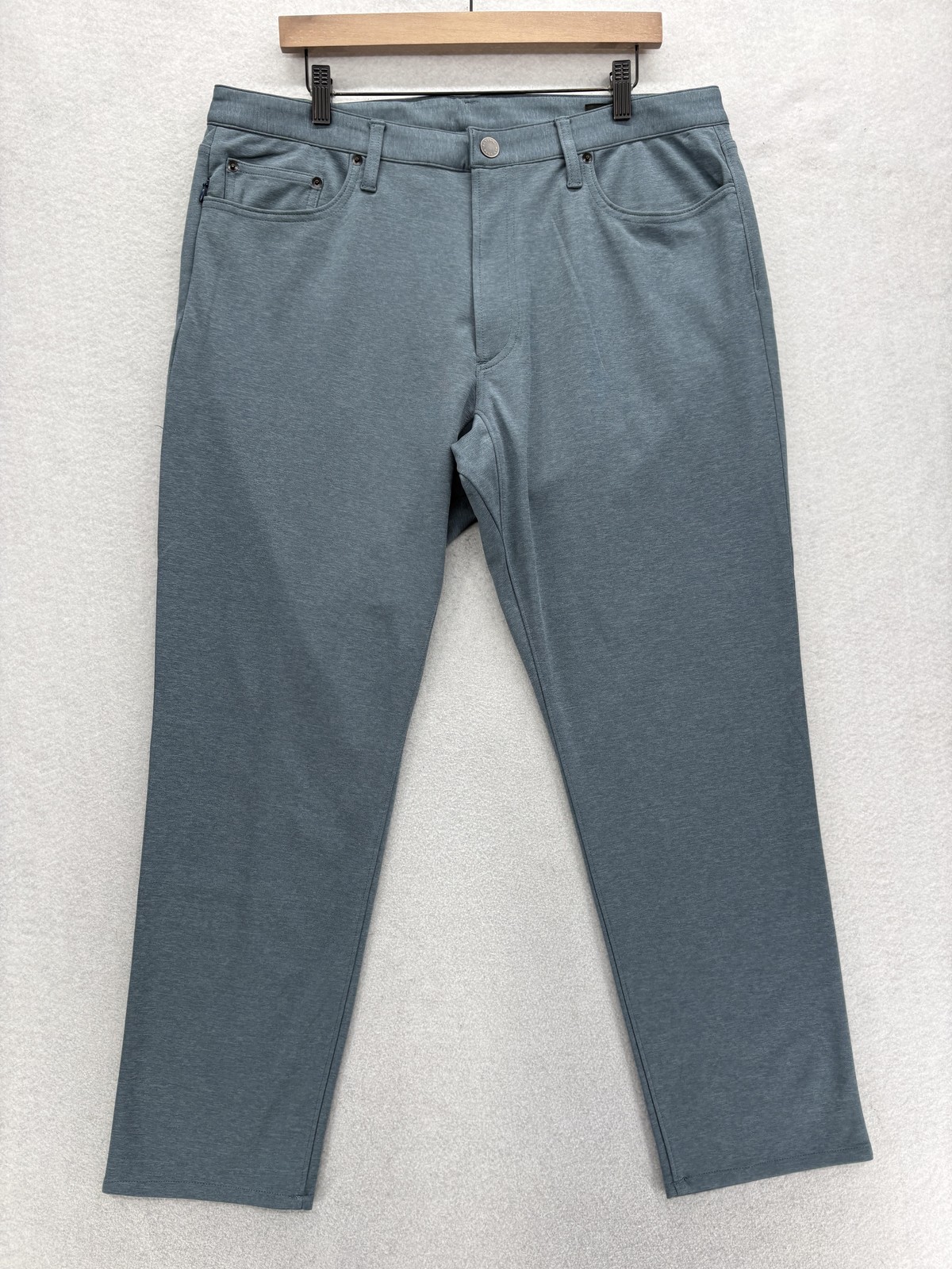 Bonobos Highland Golf Pants Mens 36x30 Blue Performance Stretch Athletic Tapered