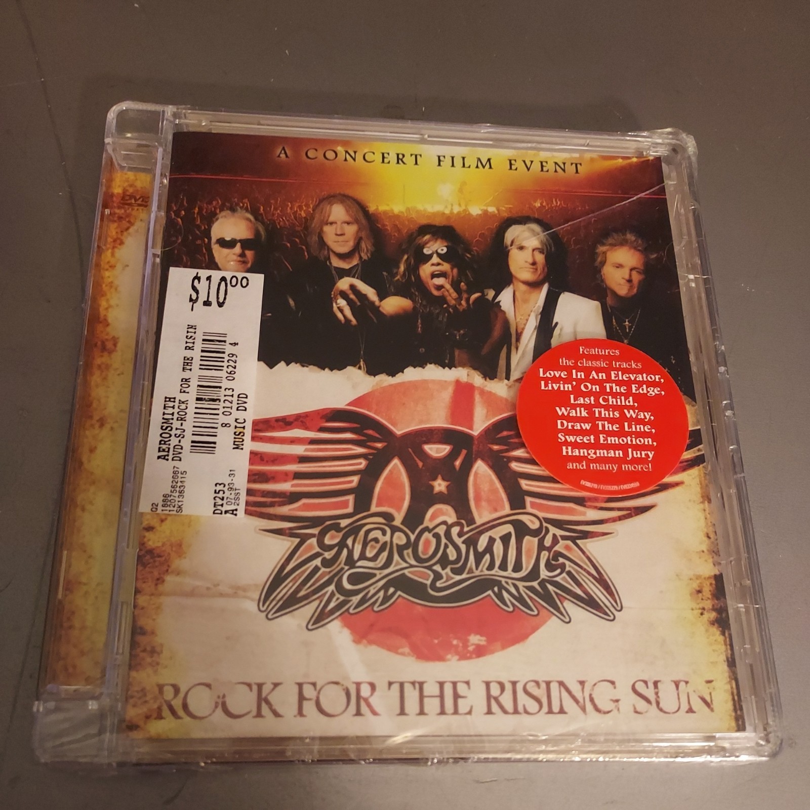 A Concert Film Event:  AEROSMITH Rock For the Rising Sun DVD, 2013 NEW