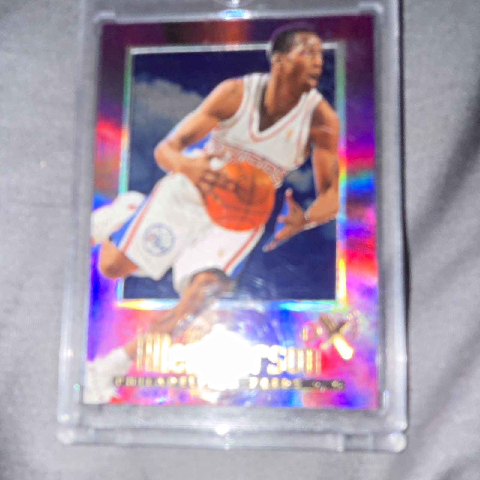 SkyBox 1996-97 SkyBox Premium Allen Iverson Rookie #58D 76ers NBA Card