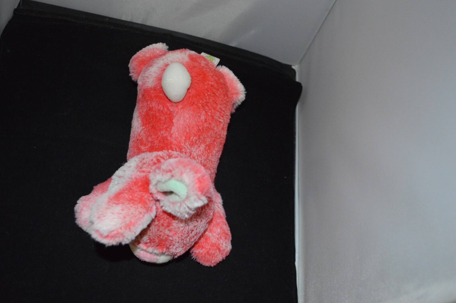 Animal Adventure Pink White Frosted Bunny Rabbit Plush Stuffed Animal 9\