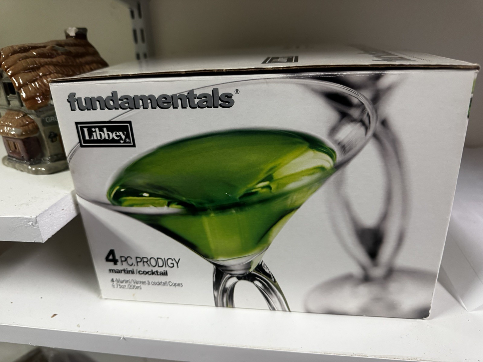 LIBBEY Prodigy Martini Cocktail Glasses 6.75 oz Fundamentals Boxes NEW