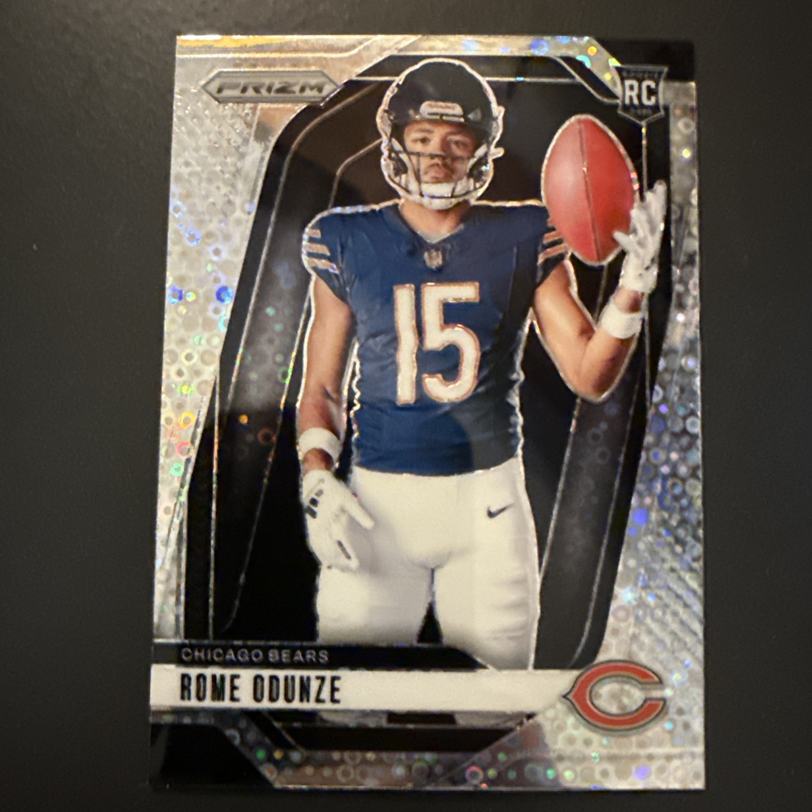 2024 Panini Prizm - Rookie Variations Rome Odunze #36 No Huddle Prizm (RC) Bears