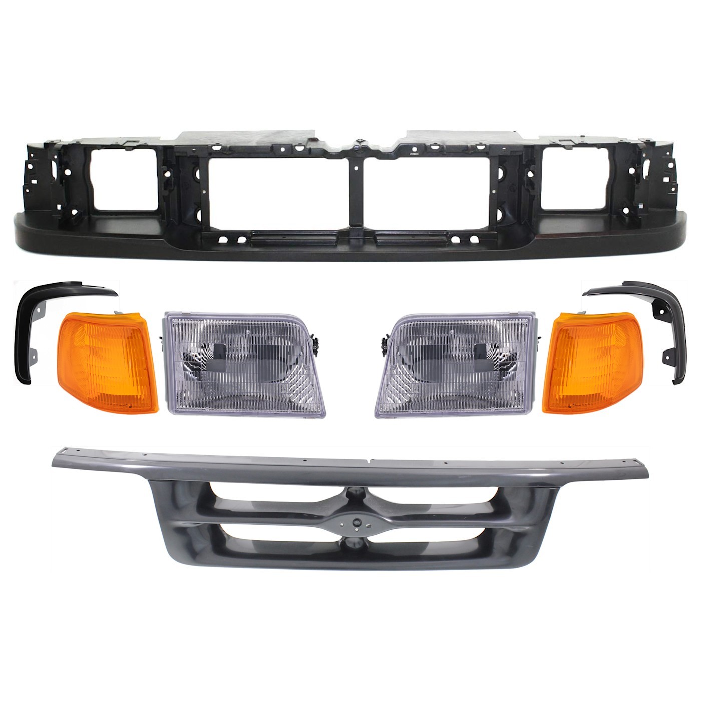 Header Panel Radiator Support for Ford Ranger 1995-1997