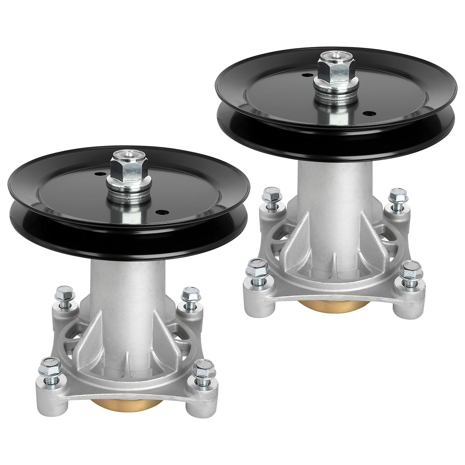 2PK Spindle Assembly w/Pulley 187292 195945 Fits Husqvarna/Craftsman Mower