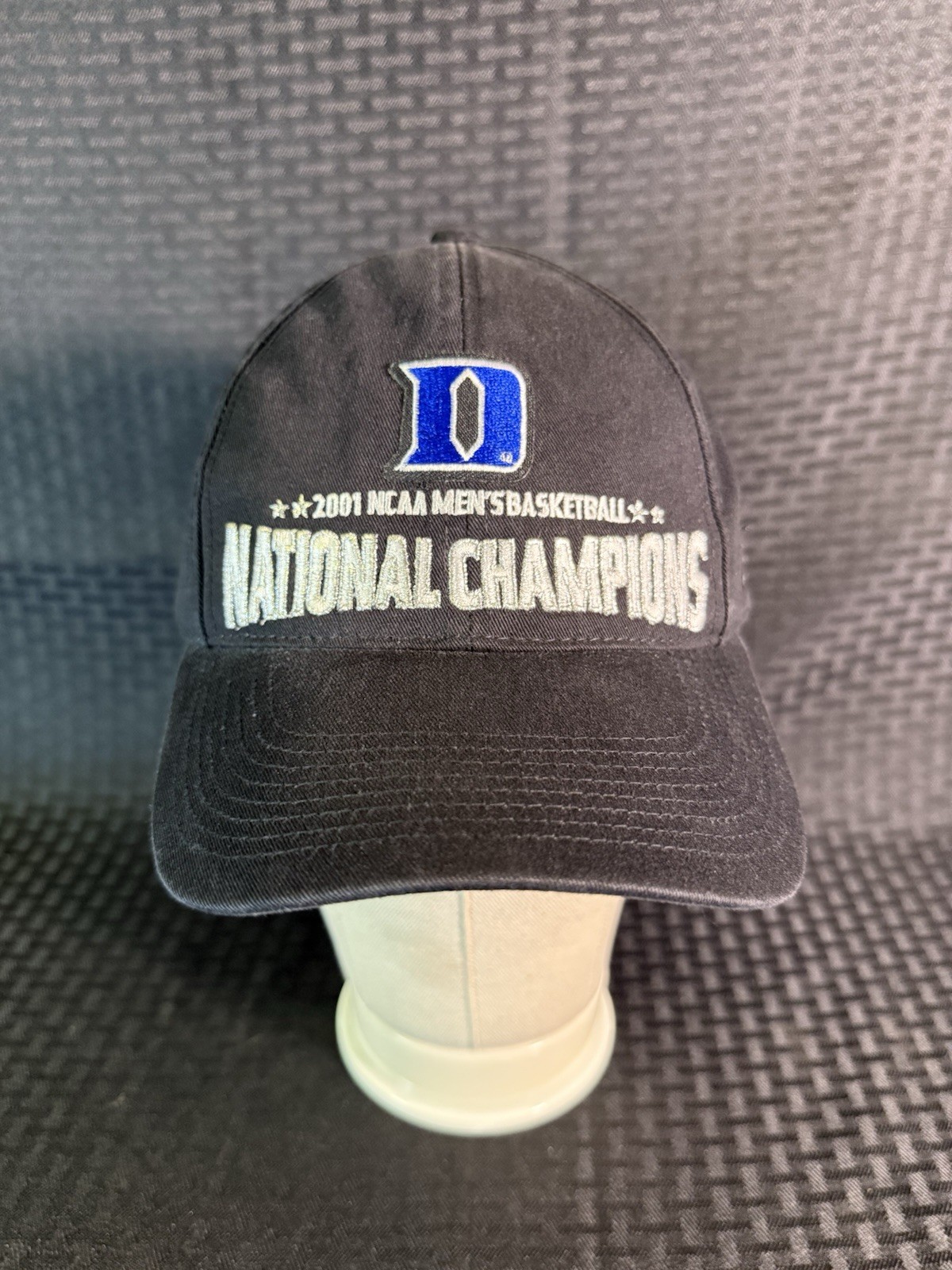 Vintage 2001 NCAA National Champions Duke University Baseball Hat Basketball NC