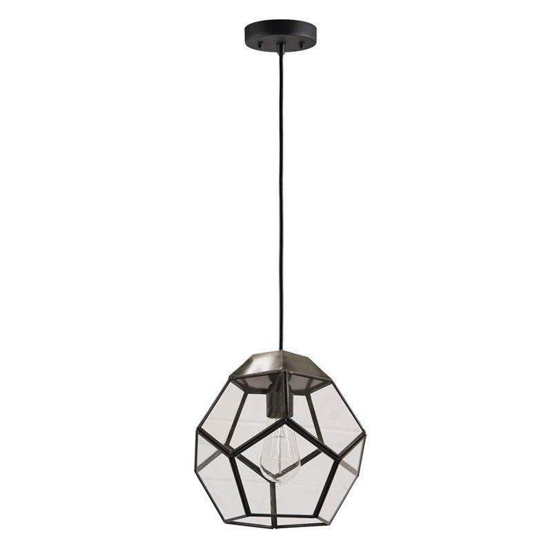 Renwil Pherix Pendant in Antique Zinc