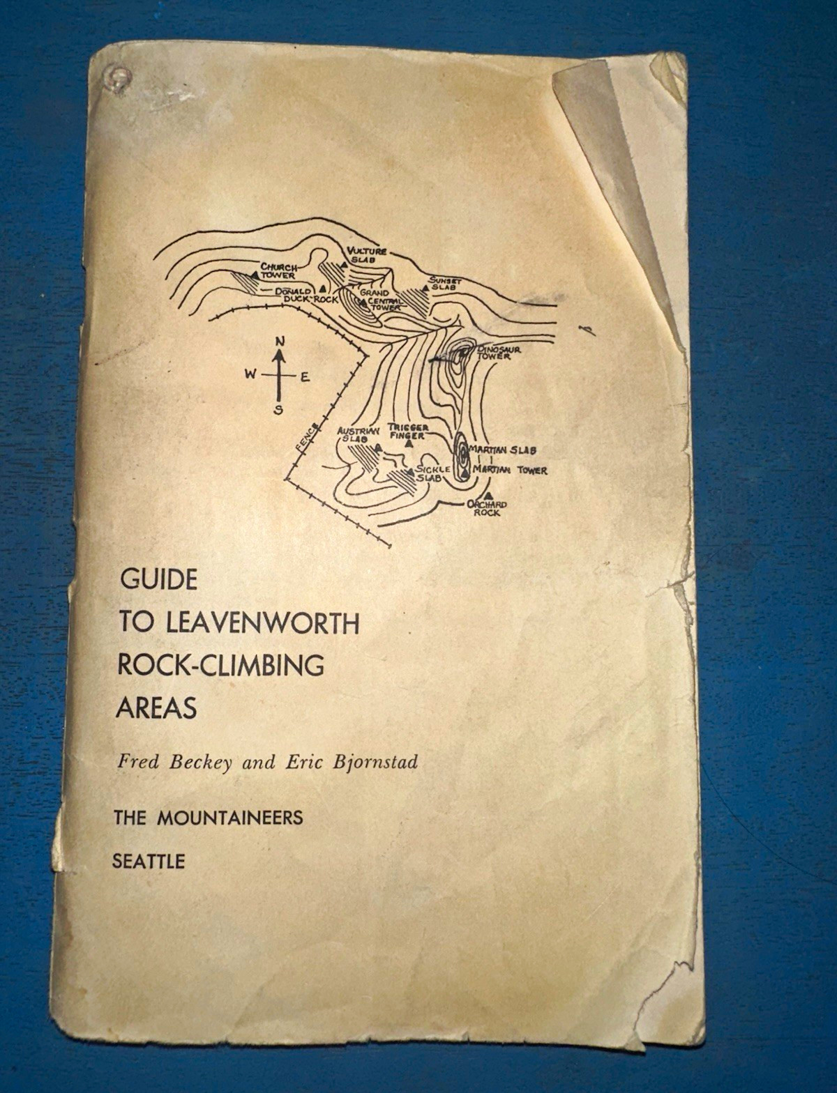 Guide to Leavenworth Rock-Climbing Areas Fred Beckey Bjornstad PB 1965