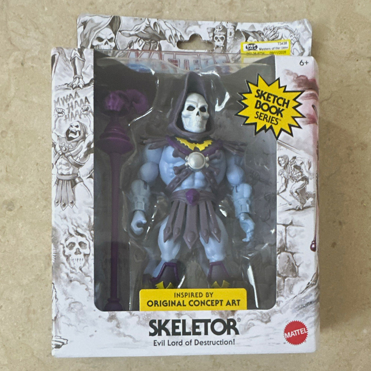 Mattel Masters of the Universe Skeletor Sketchbook Series Action Figure Staff Mattel Masters of the Universe Skeletor Sketchbook Series Action Figure Staff