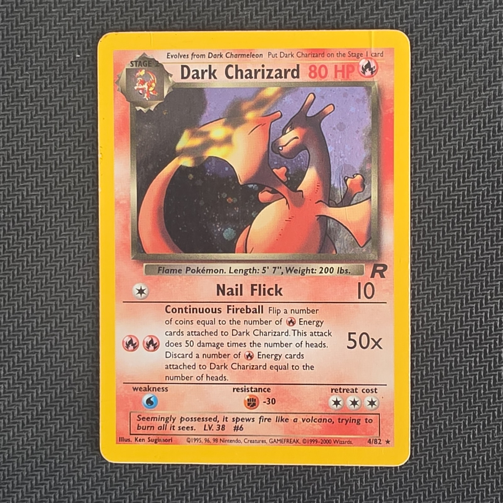 Dark Charizard 4/82 Team Rocket Holo