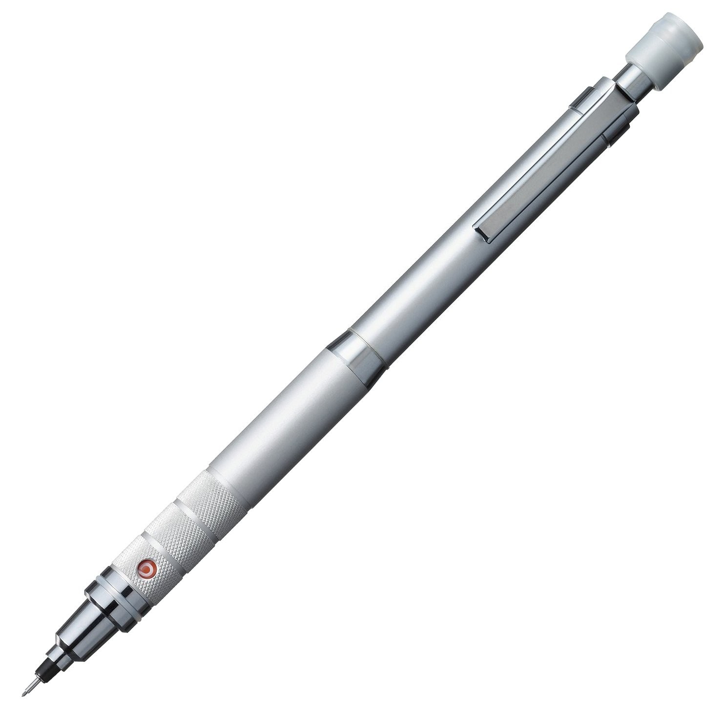 Uni Kuru Toga Roulette Model Auto Lead Rotation 0.5mm Mechanical Pencil, Silv...