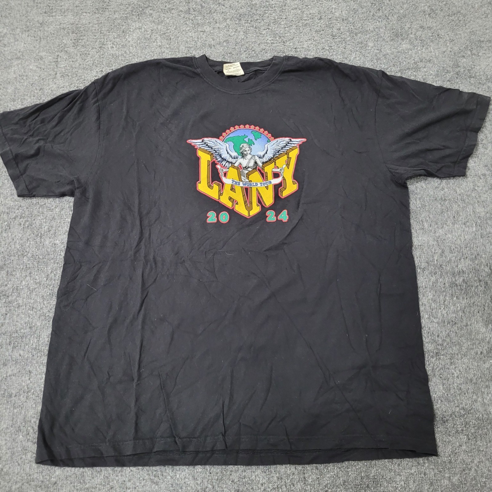 LANY T-Shirt Mens Size 2XL Black A Beautiful Blur 2024 World Tour Band Tee