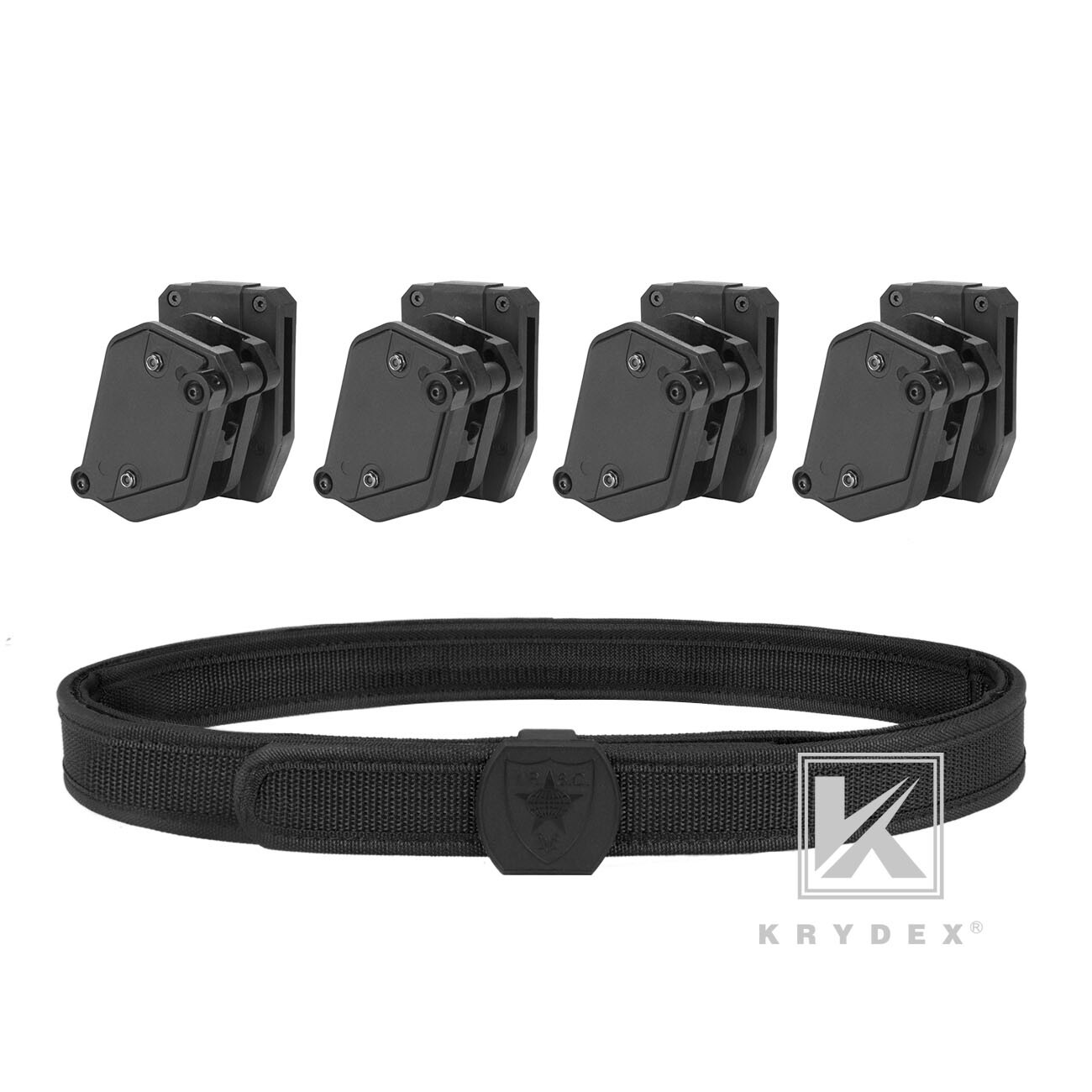 KRYDEX IPSC USPSA 3-Gun Four Pistol Magazine Mag Holsters and 1.5