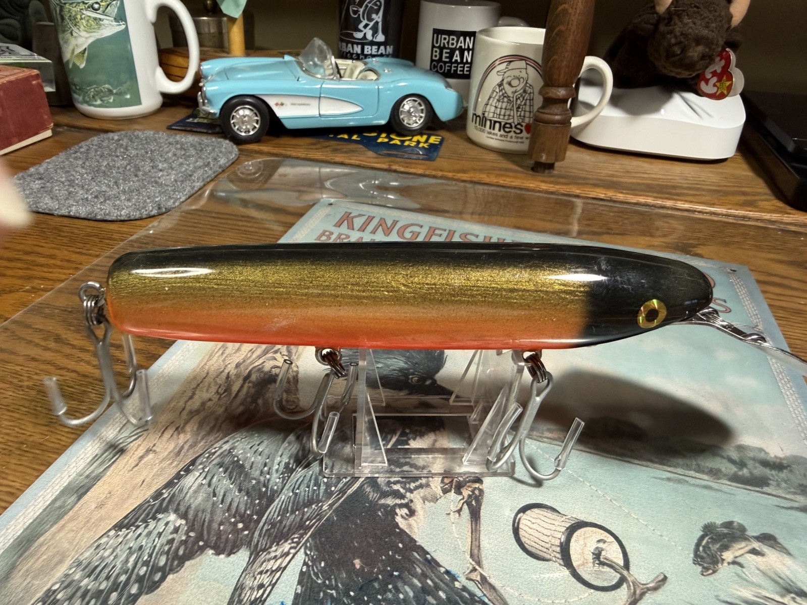 7” (+2-1/2” bill) Danczyk Crankbait. 