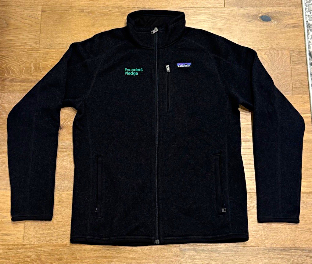 Patagonia Better Sweater Men\'s Black Full-Zip Fleece Jacket Size M Patagonia Better Sweater Men\'s Black Full-Zip Fleece Jacket Size M