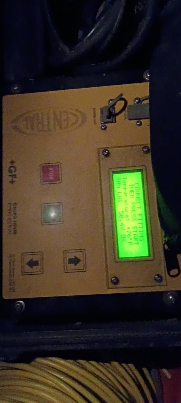 Georg Fischer (GF Piping Systems) B.O.S.S. III Lead Acid Electrofusion Processor