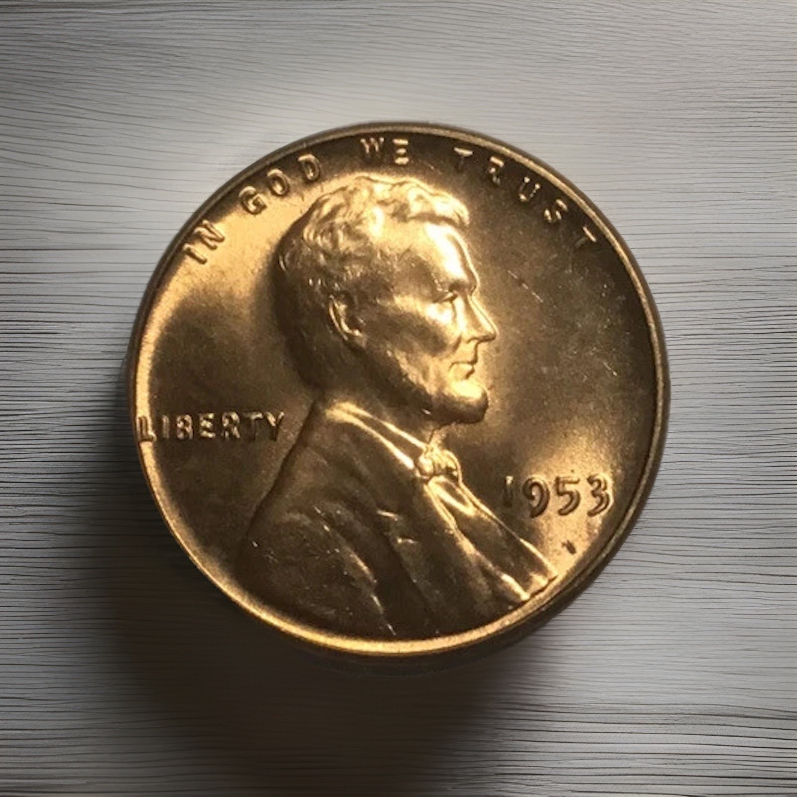One 1953 P Lincoln Wheat Cent -UNC Not BU One 1953 P Lincoln Wheat Cent -UNC Not BU