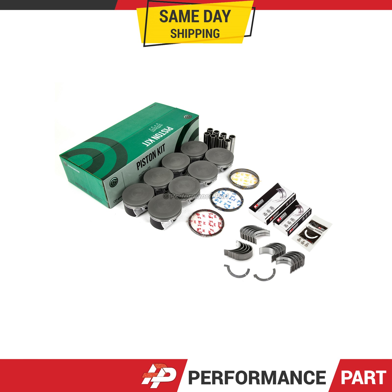 Pistons Main Rod Bearings for 09-16 Chrysler Aspen Dodge 1500 Jeep Ram 5.7L HEMI