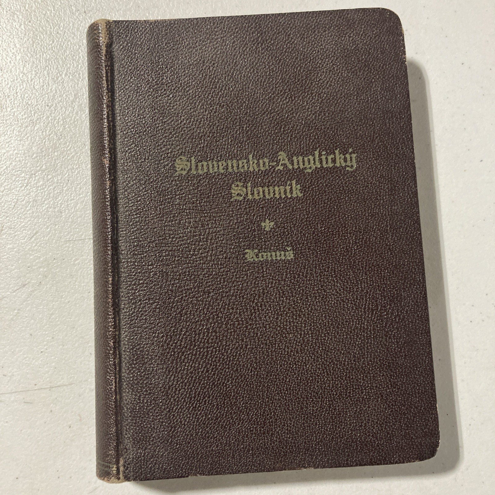 Vintage Slovak-English Dictionary (Hardcover 1930) Slovensko-Anglicky Slovnik Vintage Slovak-English Dictionary (Hardcover 1930) Slovensko-Anglicky Slovnik