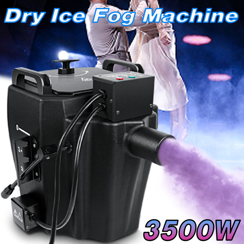 3500W Low Lying Smoke Fog Machine Stage DJ Dry Ice Fog Machine Effect Wedding US