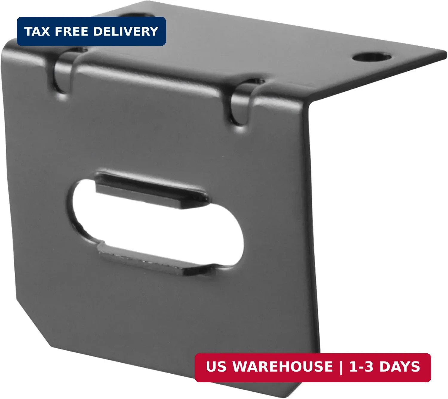CURT 58300 Vehicle-Side Trailer Wiring Harness Mounting Bracket for 4-Way Flat,
