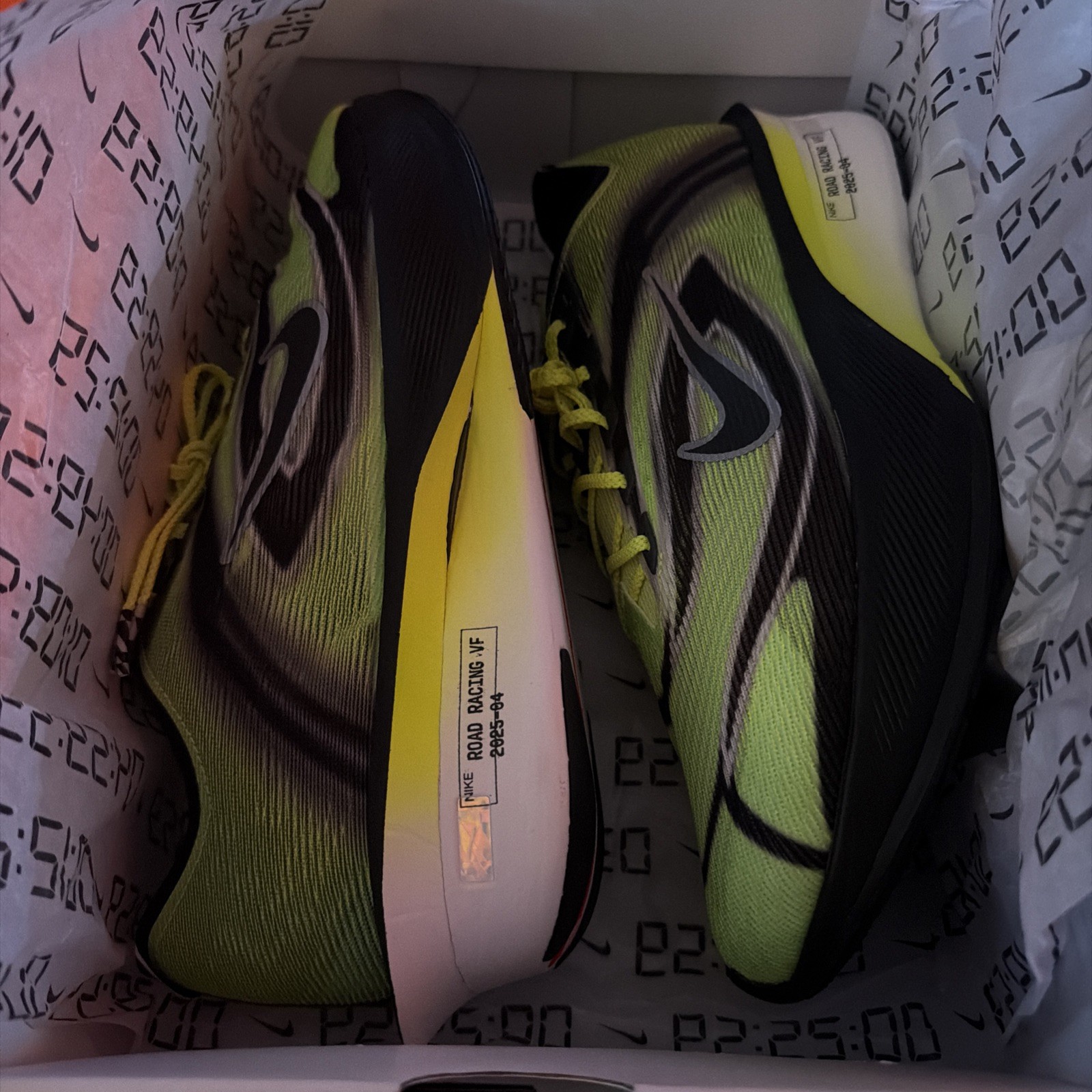 Men size 12 - Nike Zoomx Vaporfly Next% 4 Ekiden Volt black Running IM8068-999