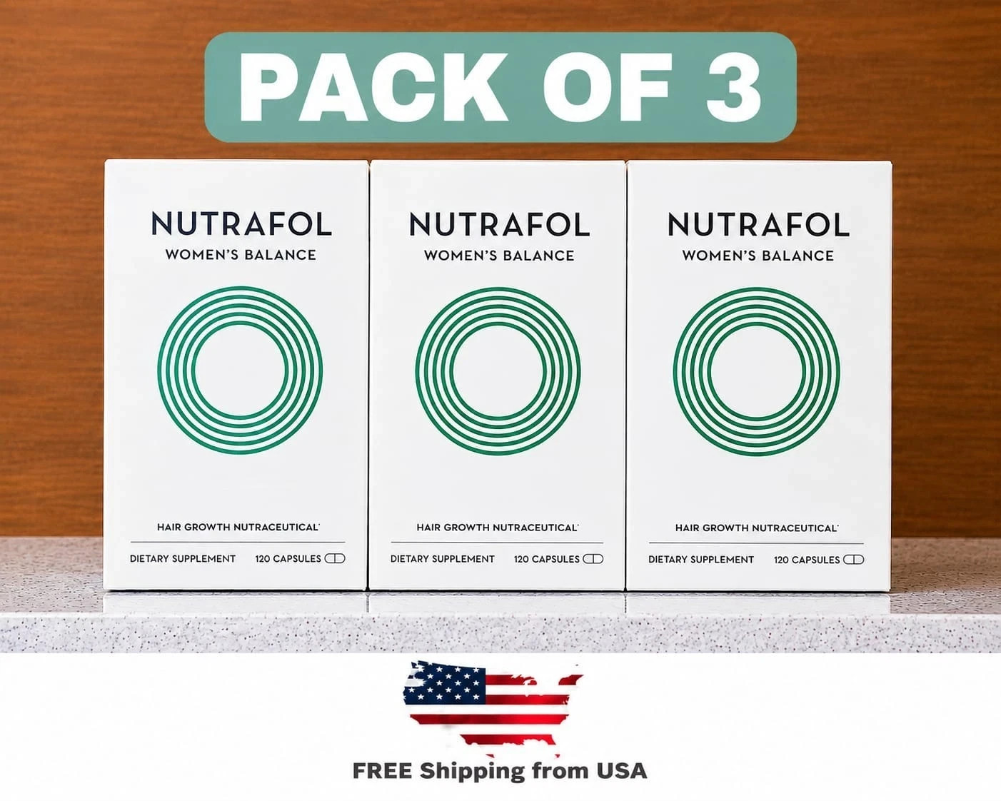 Pack of 3 Women\'s Balance capsules - 3 month supply Ages 45 and Up-Free Pack of 3 Women\'s Balance capsules - 3 month supply Ages 45 and Up-Free