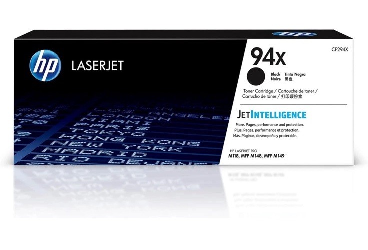 HP 94X (CF294X) Black Original LaserJet Toner Cartridge HP 94X (CF294X) Black Original LaserJet Toner Cartridge